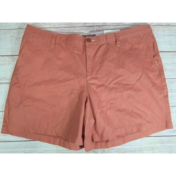 Natural Reflections Spring Valley Twill Shorts Women's Plus Size 20W Redwood New - Picture 1 of 5